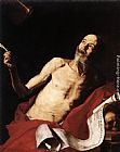 Jusepe De Ribera Canvas Paintings - St Jerome